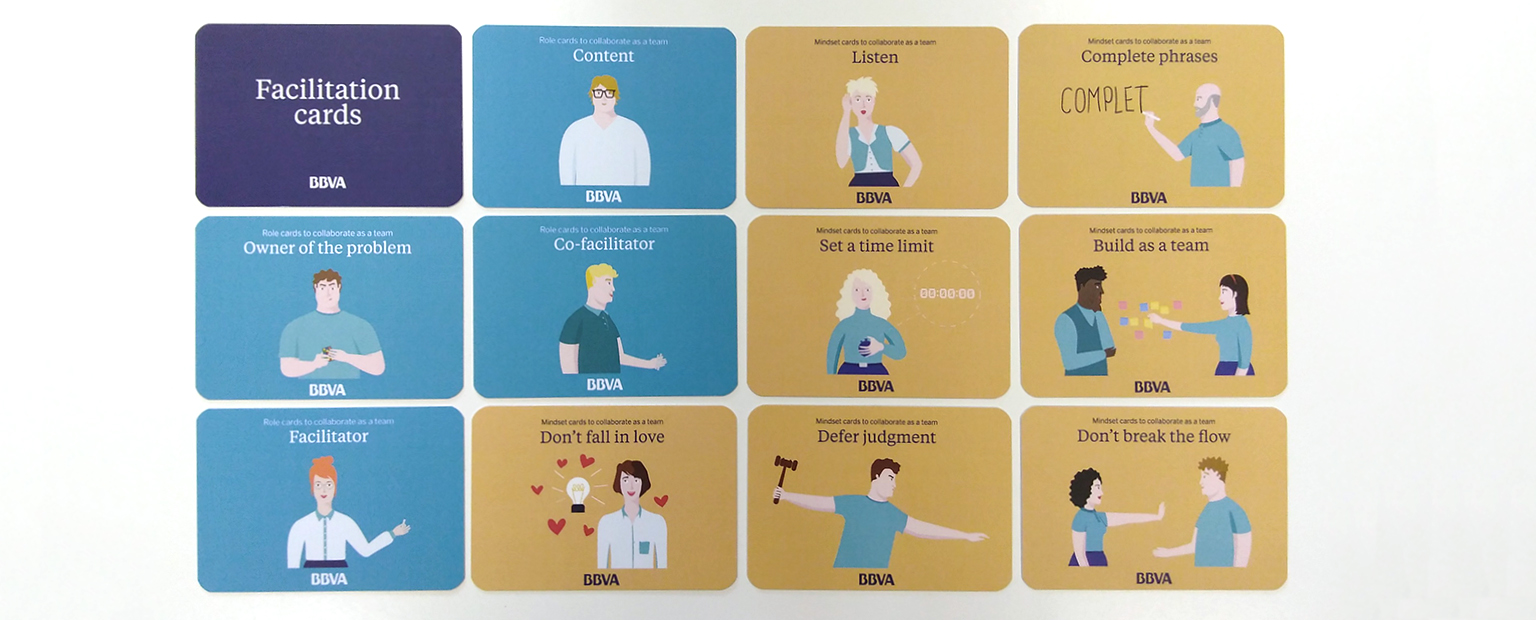 Image of BBVA's facilitation cards